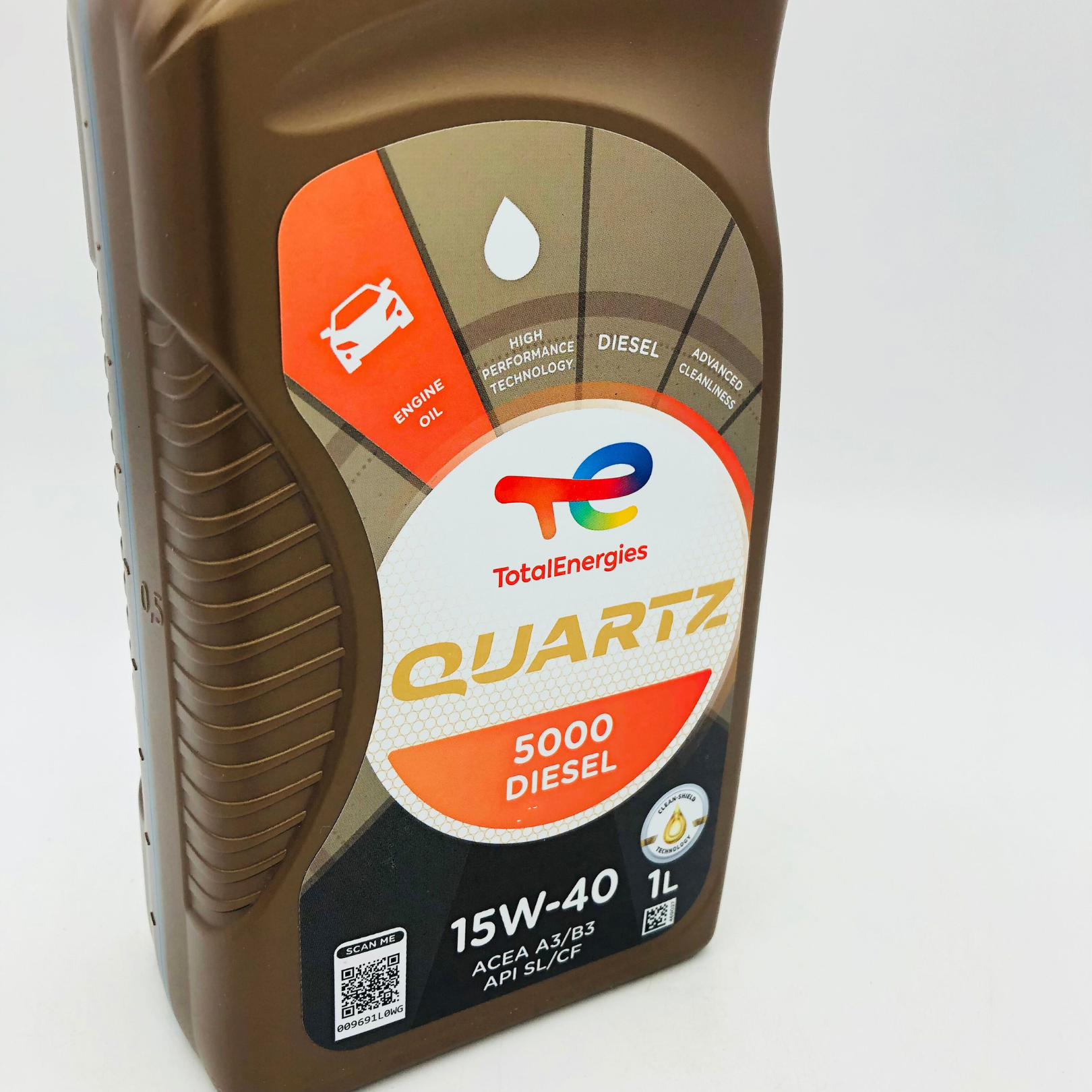 Total Quartz 5000 15W-40 High Performance Diesel Engine Oil