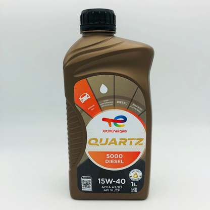 Total Quartz 5000 15W-40 High Performance Diesel Engine Oil