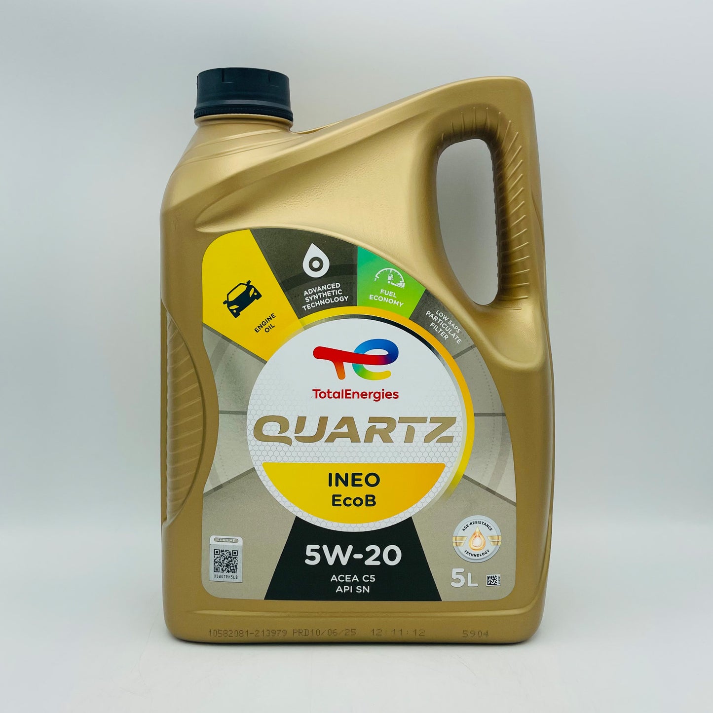5L TotalEnergies Quartz INEO ECOB 5W-20 Engine Oil - 5 Litre