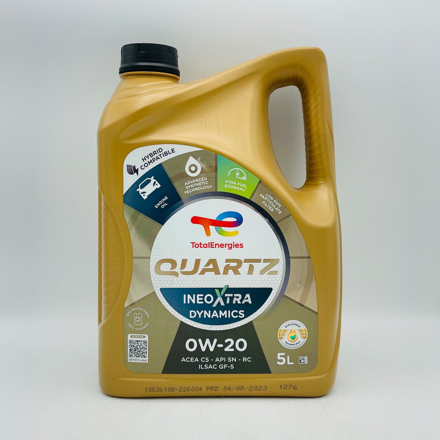 5L TotalEnergies Quartz Ineo Xtra Dynamics 0W-20 Engine Oil - Aston Martin/BMW - 5 Litres