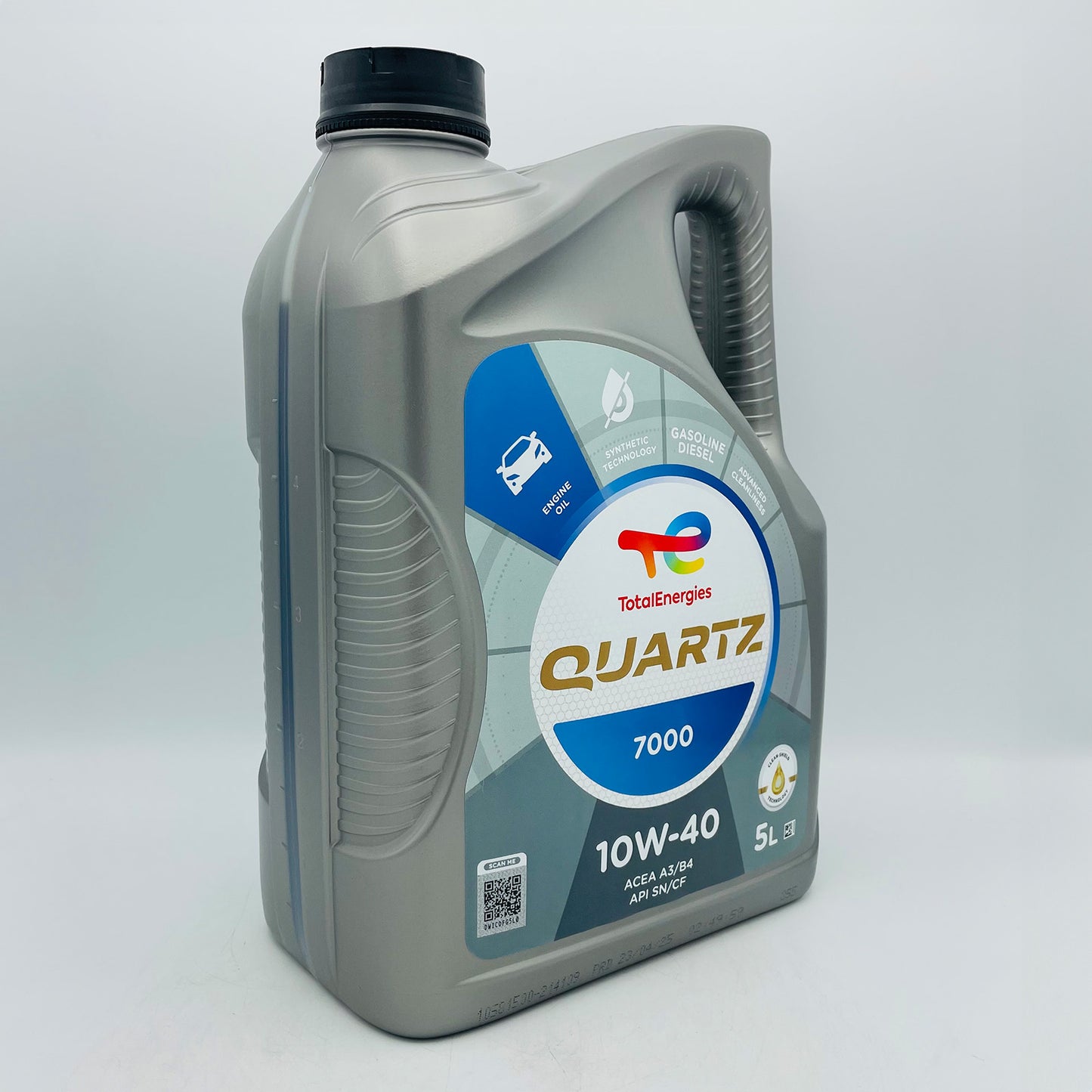 5L TotalEnergies Quartz 7000 10W-40 Engine Oil - 5 Litres