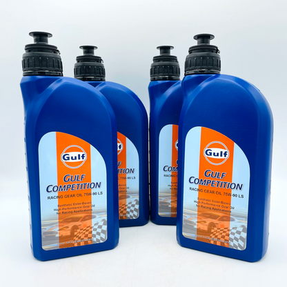 Gulf Competition Racing Gear Oil 75W-90 Limited Slip - 1L - 2L - 3L - 4L - 5L