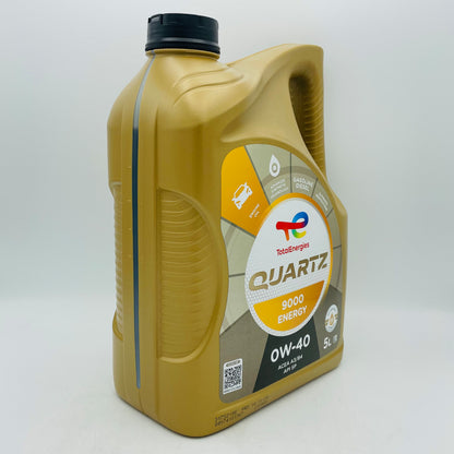 5L TotalEnergies Quartz 9000 ENERGY 0W-40 Engine Oil - 5 Litres