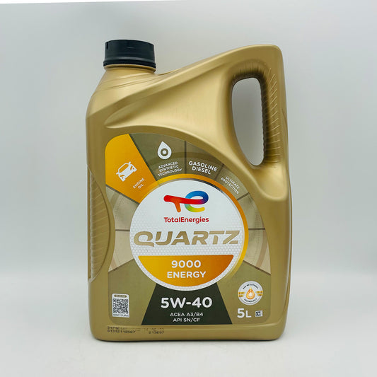 5L TotalEnergies Quartz 9000 ENERGY 5W-40 Engine Oil - 5 Litres
