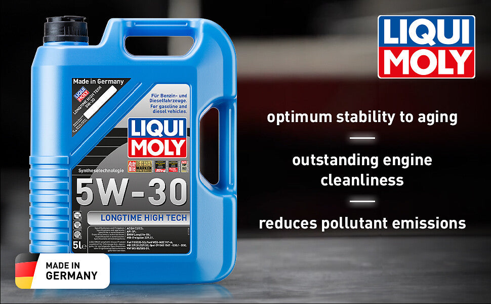 Liqui Moly 9507 5W-30 Longtime High Tech Engine Oil ACEA C2/C3 - 5 Litres