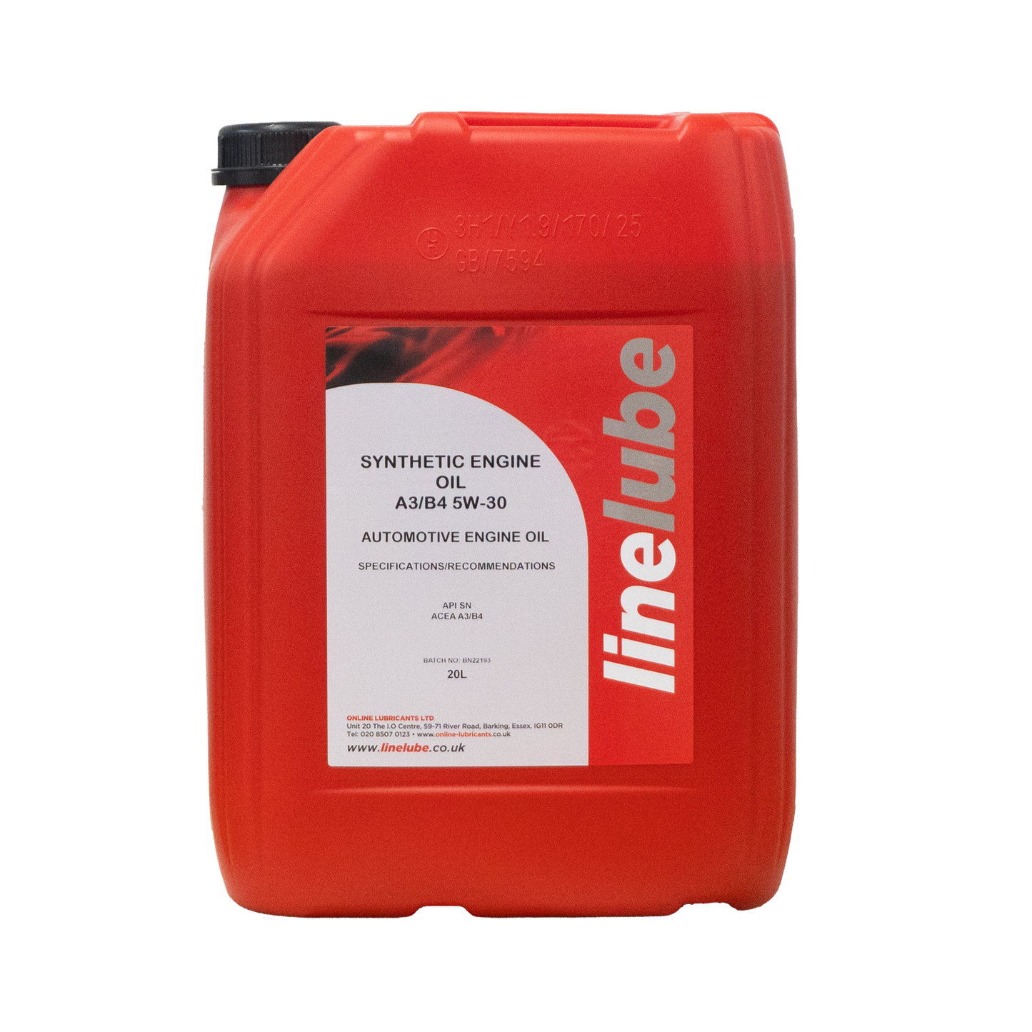 Linelube 5W-30 A3/B4 Synthetic Technology Engine Oil - 20 Litres