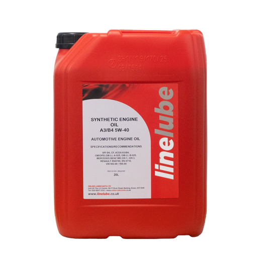 Linelube A3/B4 5W-40 Synthetic Technology Engine Oil - 20 Litres