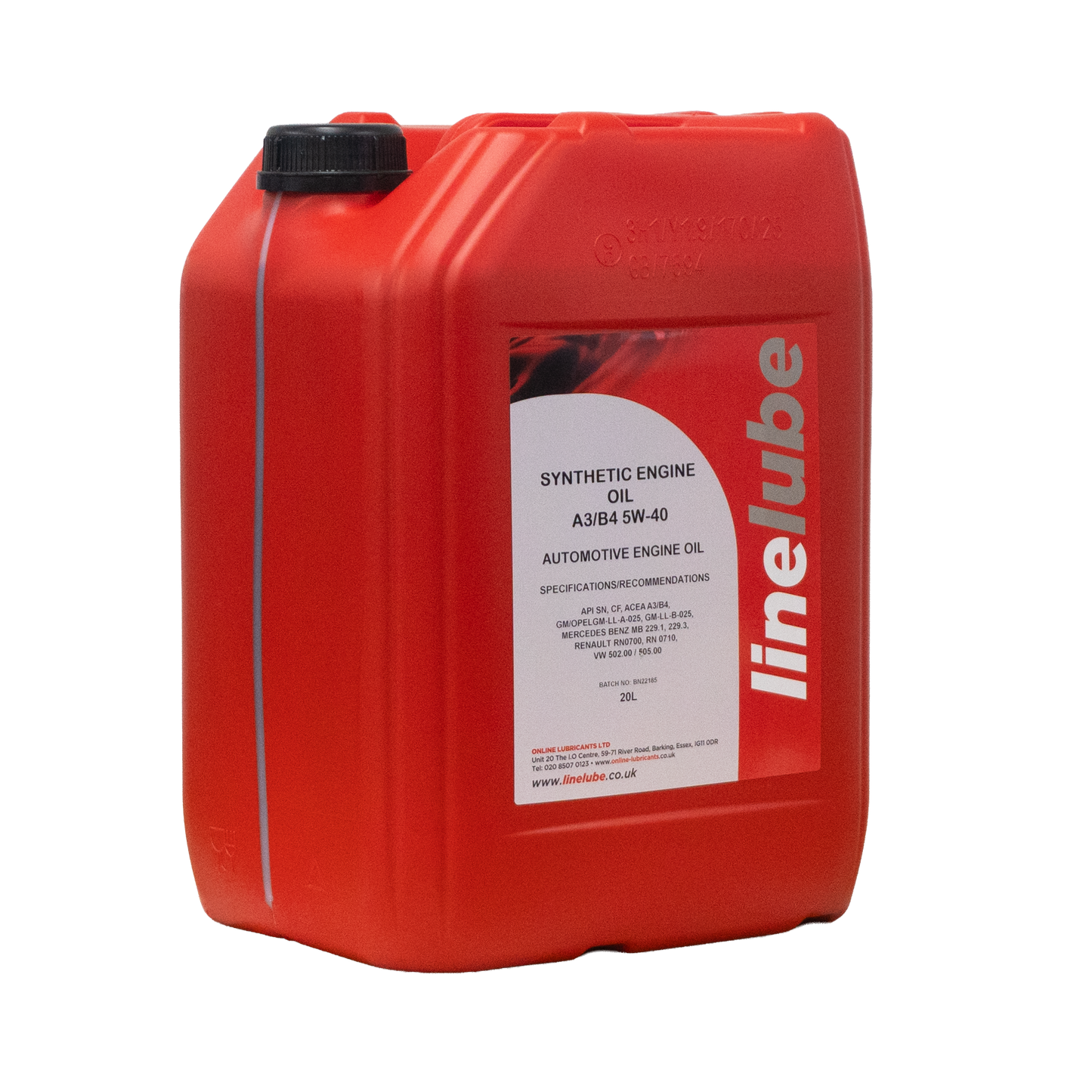 Linelube A3/B4 5W-40 Synthetic Technology Engine Oil - 20 Litres