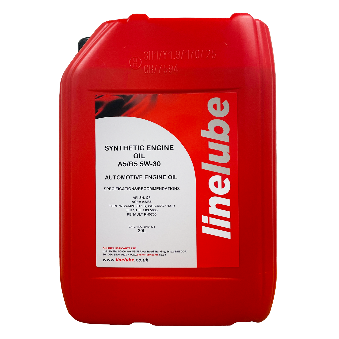 Linelube Synthetic Technology A5/B5 Engine Oil 5W-30 (20 Litres)