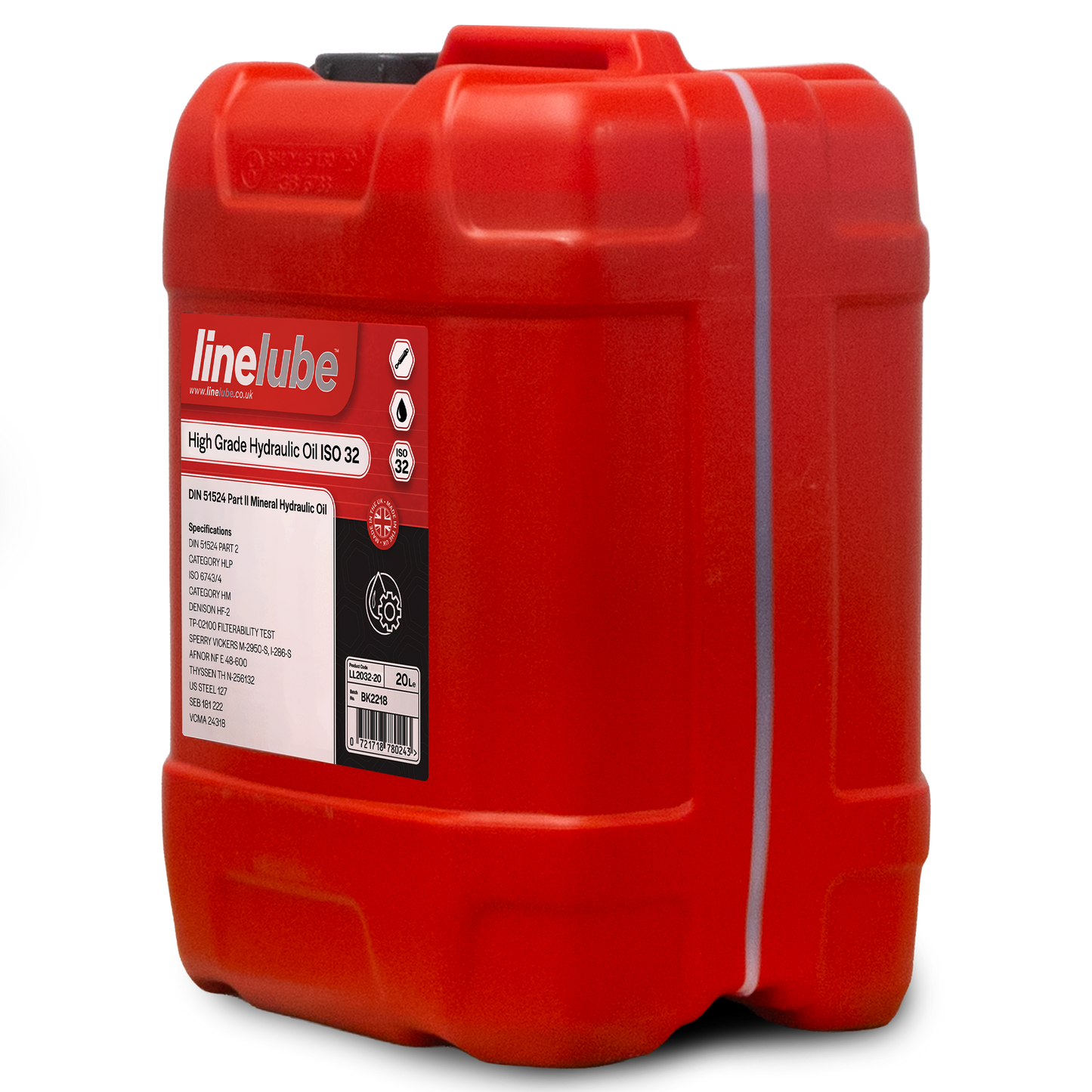 Linelube Hydraulic Oil ISO 32 (20 Litres)