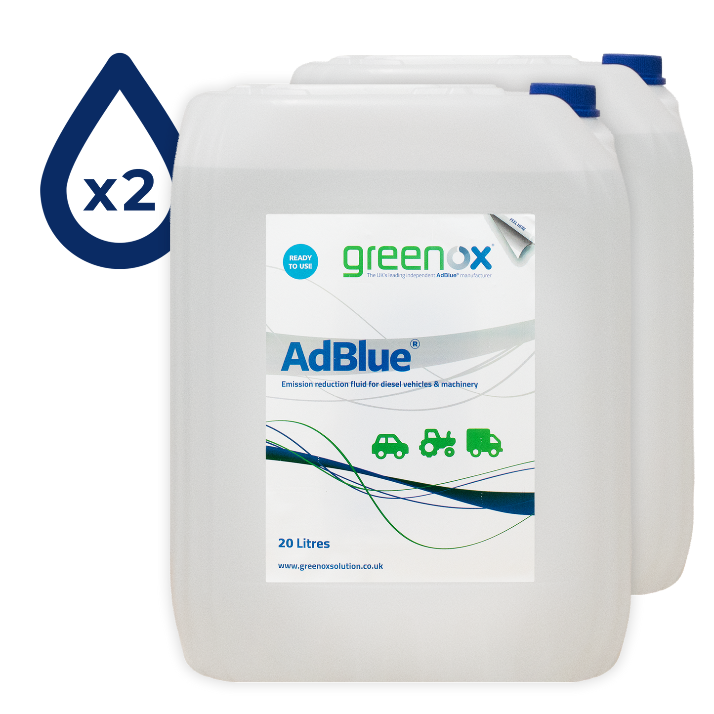Greenox AdBlue® with Spout (2 x 20L)