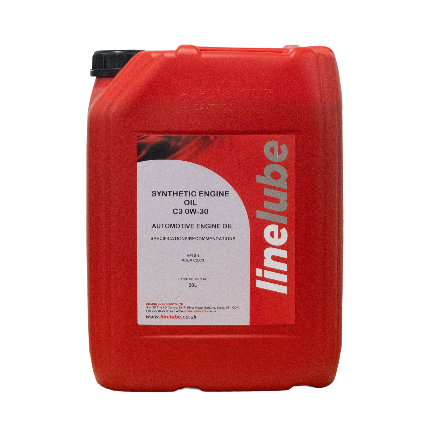 Linelube 0W-30 C3 Synthetic Technology Engine Oil - 20 Litres