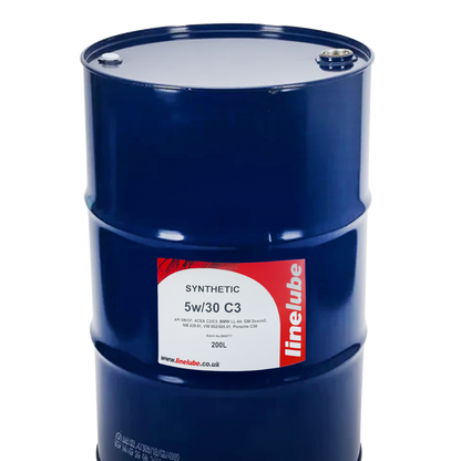 Linelube Fully Synthetic Engine Oil Longlife C3 5W-30 Barrel - (200 Litres)