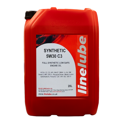 Linelube Fully Synthetic Engine Oil Longlife C3 5W-30 (40 x 20 Litres)