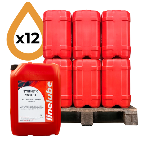 Linelube Fully Synthetic Engine Oil Longlife C3 5W-30 (12 x 20 Litres)