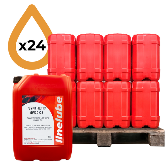 Linelube Fully Synthetic Engine Oil Longlife C3 5W-30 (24 x 20 Litres)