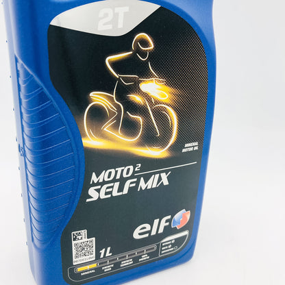 ELF Moto 2 Self Mix 2-Stroke Mineral Motorcycle Engine Oil - 1 Litre