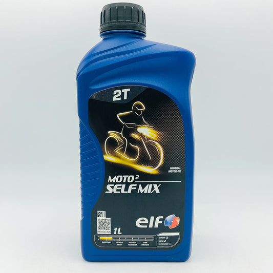 ELF Moto 2 Self Mix 2-Stroke Mineral Motorcycle Engine Oil - 1 Litre