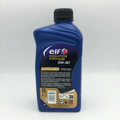 ELF Evolution R-Tech Elite 5W-30 Synthetic Engine Oil RN17 ACEA C3 - 1 Litre