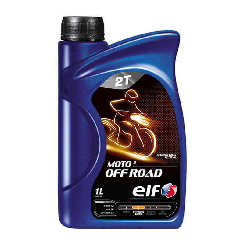 ELF Moto 2 Off Road Synthetic Based 2 stroke Motorcycle Oil - 1 Litre