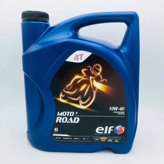 ELF Moto 4 Road 10W-40 4-Stroke Motorcycle Engine Oil - 4 Litres