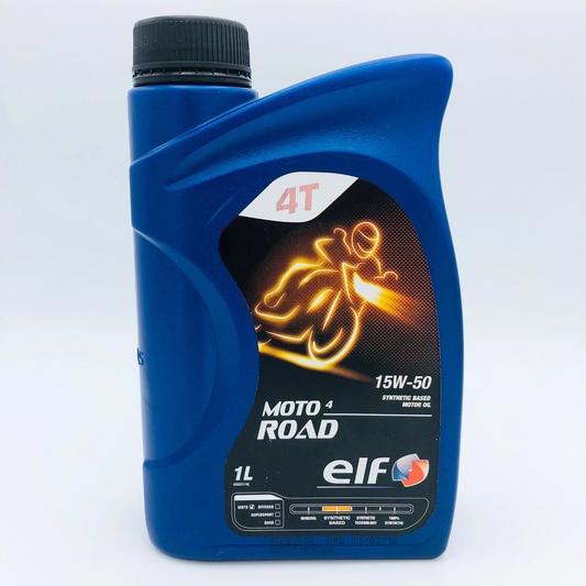 ELF Moto 4 Road 15W-50 4-Stroke Motorcycle Engine Oil - 1 Litre