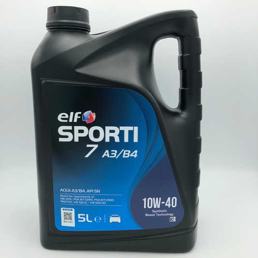 ELF SPORTI 7 A3/B4 10W-40 Engine Oil - 5 Litre