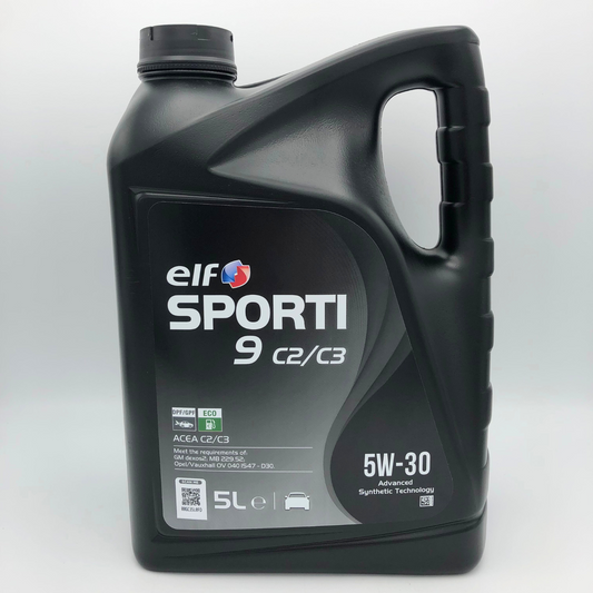 ELF SPORTI 9 C2/C3 5W-30 Engine Oil - 5 Litres