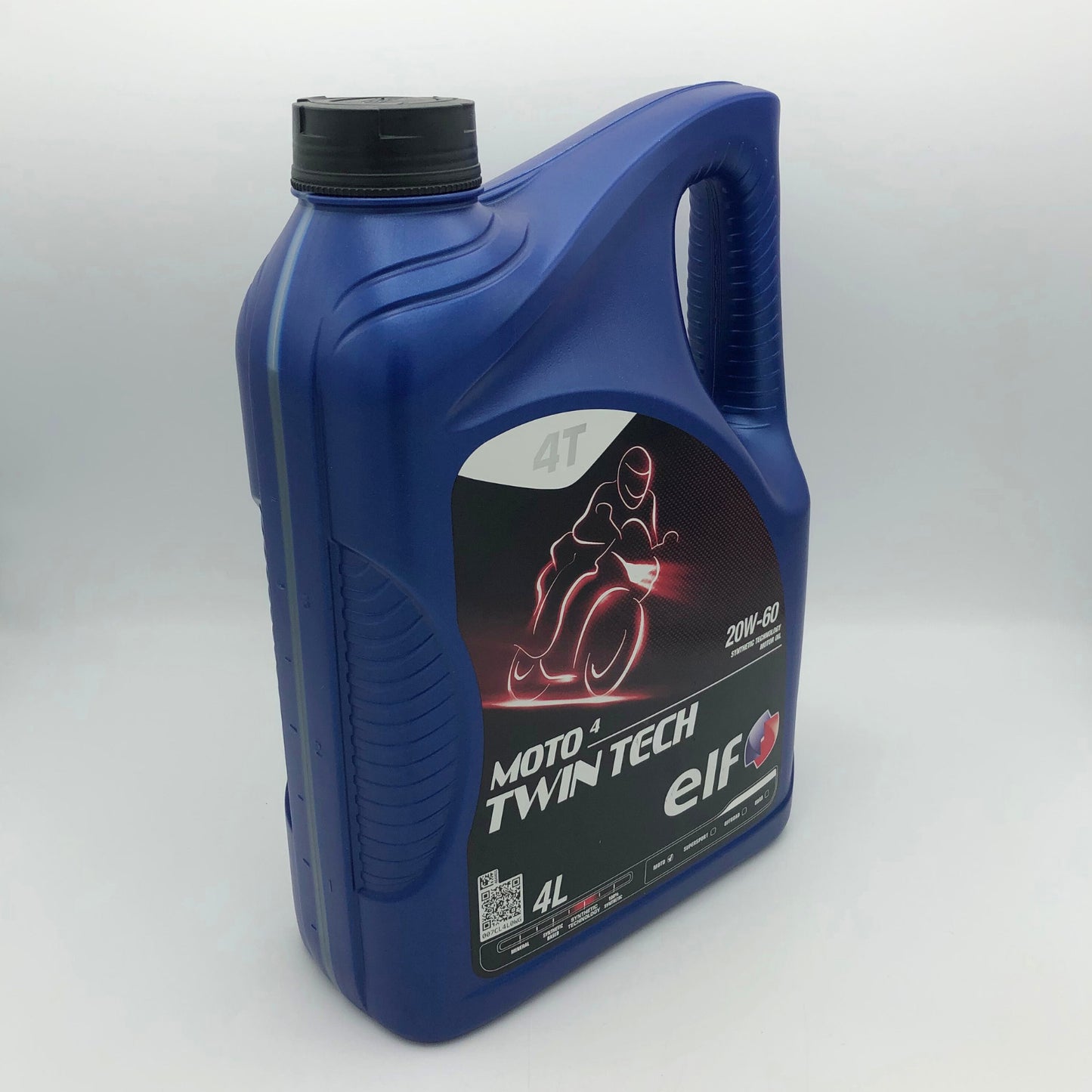 ELF MOTO 4 Twin Tech 20W-60 Semi-Synthetic 4-Stroke Motorcycle Oil - 4 Litres