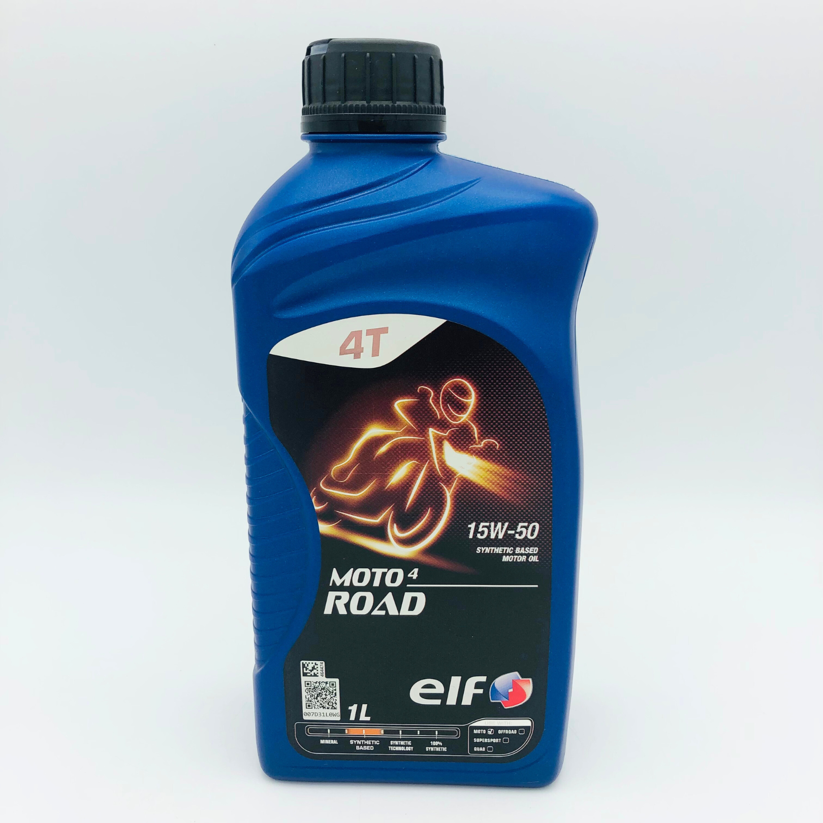 Elf Moto 4 Road 15W-50 4-Stroke Motorcycle Engine Oil - 1 Litre