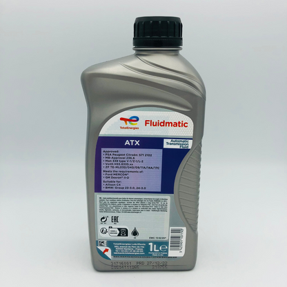 Fluidmatic ATX 1L Back label