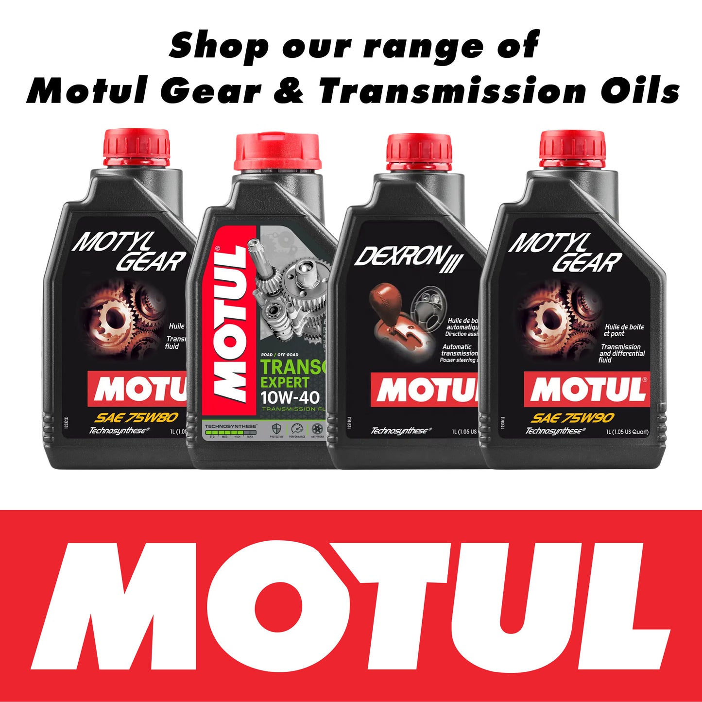 MOTUL 105782 MOTYLGEAR 75W-80 Gear Oil - 1 Litre
