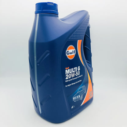 Gulf Multi G 20W-50 Multi-Grade Synthetic Engine Oil - 4 Litres