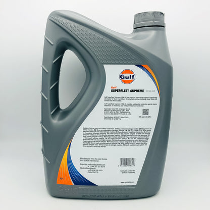 Gulf Superfleet Supreme 15W-40 Heavy Duty Engine Oil - 5 Litres