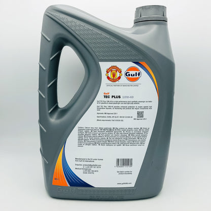 Gulf TEC Plus 10W-40 Semi-Synthetic Engine Oil - 5 Litres