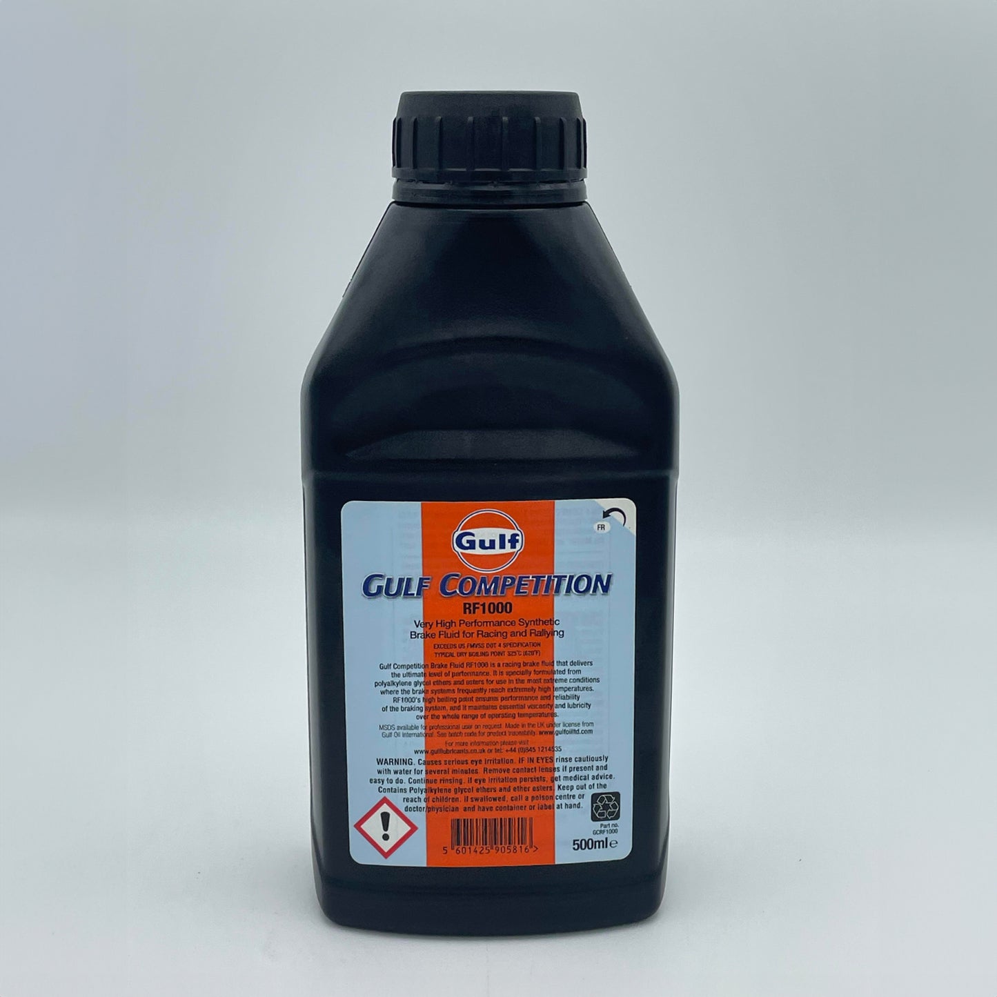 Gulf Competition RF1000 Synthetic Brake Fluid DOT 4 - 500ML