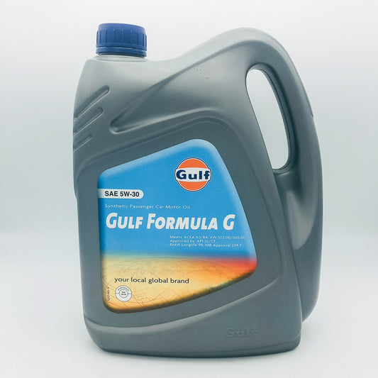 Gulf Formula G SAE 5W-30 Fully Synthetic ACEA A3/B4 Renault RN0710 - 4 Litres