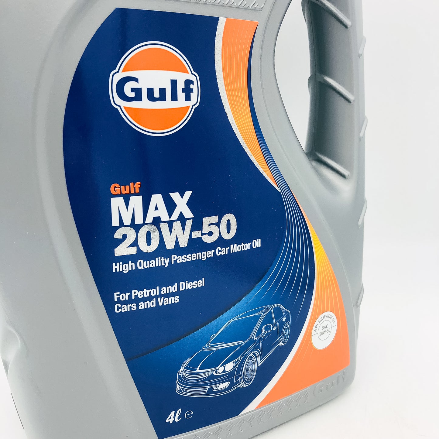 Gulf Max 20W-50 Mineral Based Engine Oil API SL/CF - 4 Litres