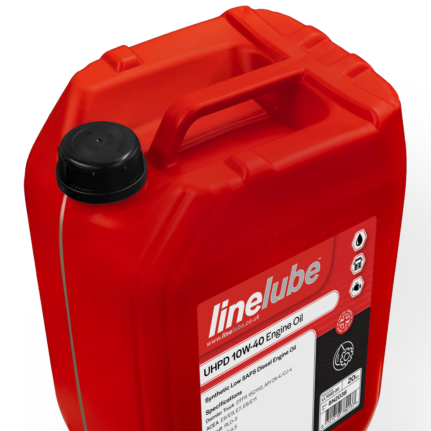Linelube Heavy Duty Diesel Engine Oil UHPD 10W-40 - (20 Litres)