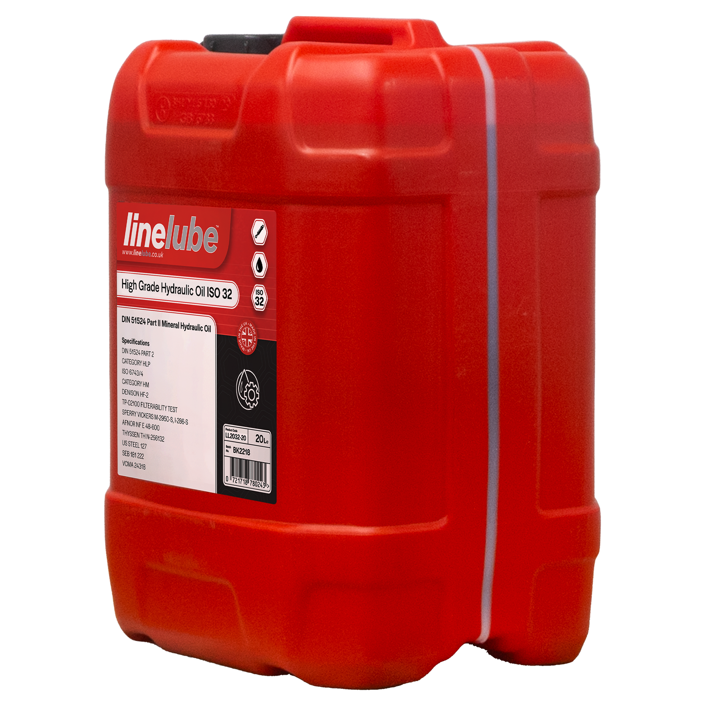 Linelube Hydraulic Oil ISO 32 (20 Litres)
