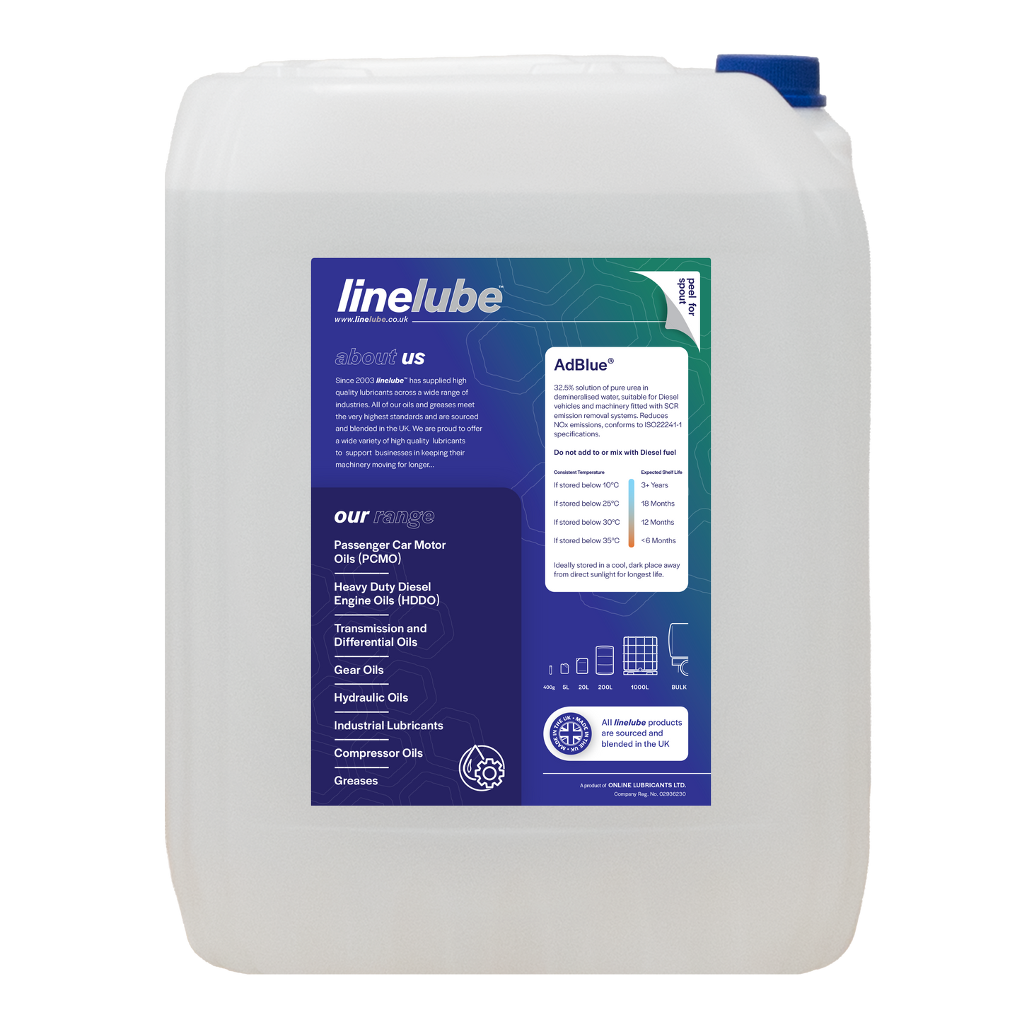 Linelube Universal AdBlue® (20 Litres)