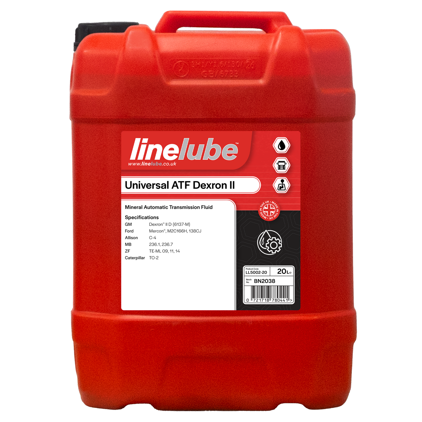 Linelube Universal Dexron 2 Automatic Transmission Fluid ATF (20 Litres)