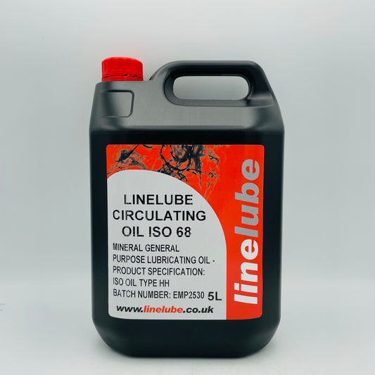 Linelube Circulating / Bearing / Spindle Oil ISO 68 (TYPE HH) - 5 Litres