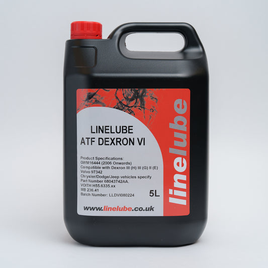 Linelube Automatic Transmission Fluid Dexron VI - 5 Litre
