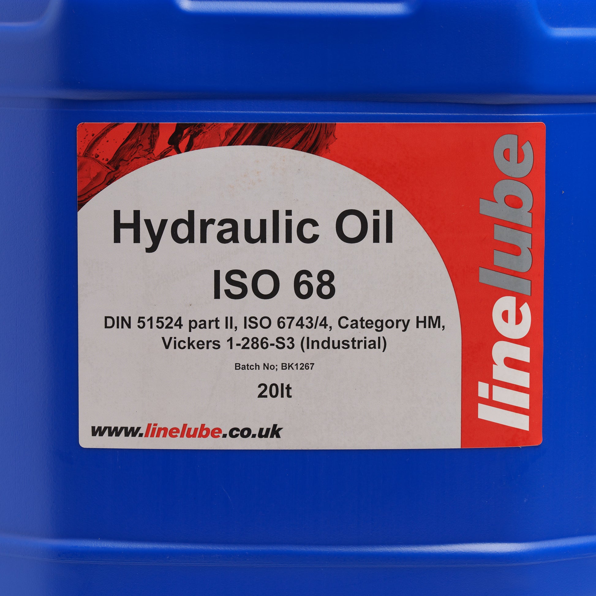 Linelube_Hydraulic_Oil_ISO_68_20_Litres_Label