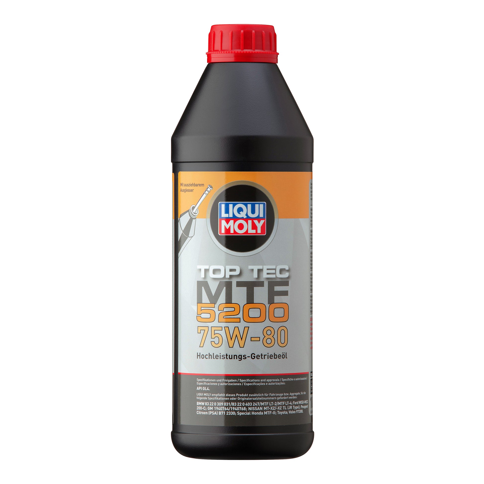 Liqui Moly 20845 Top Tec 5200 75W-80 Manual Transmission Fluid - 1 Litre