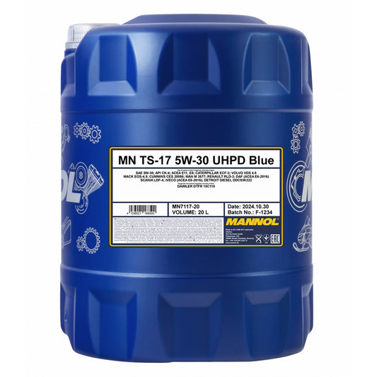 Mannol TS-17 5W-30 UHPD E6/E9 Engine Oil - 20L