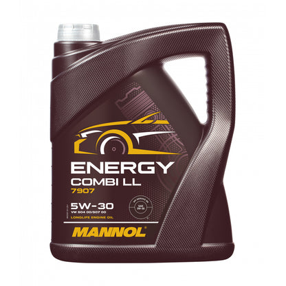 Mannol 7907 Energy Combi LL 5W-30 ACEA C3 Bi-Synthetic Engine Oil - (5 Litres)