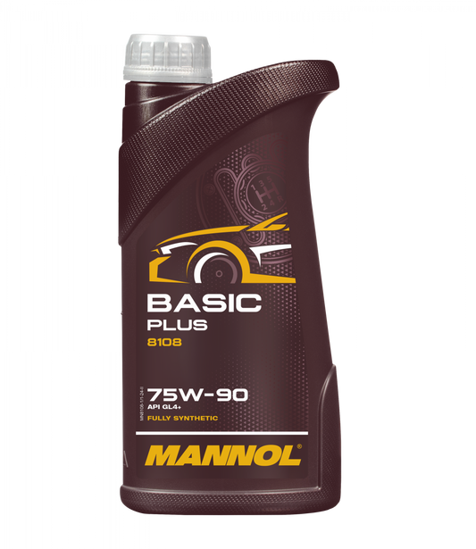 Mannol 8108 Basic Plus 75W-90 GL-4+ Synthetic Gear Oil - 1 Litre