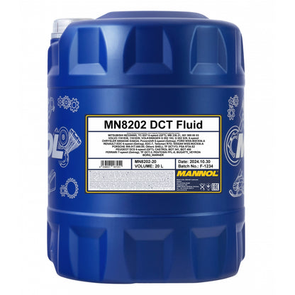 Mannol 8202 DCT Synthetic Gear Oil - 20 Litres
